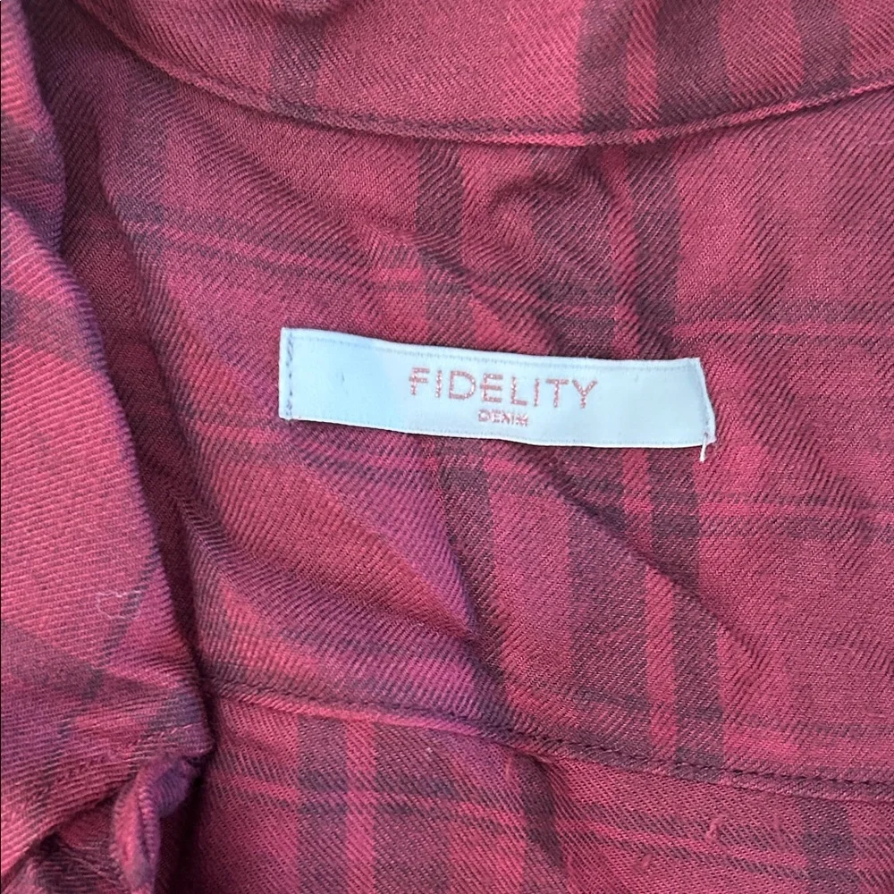 Fidelity Red Plaid Shirt - Picture 2 of 7